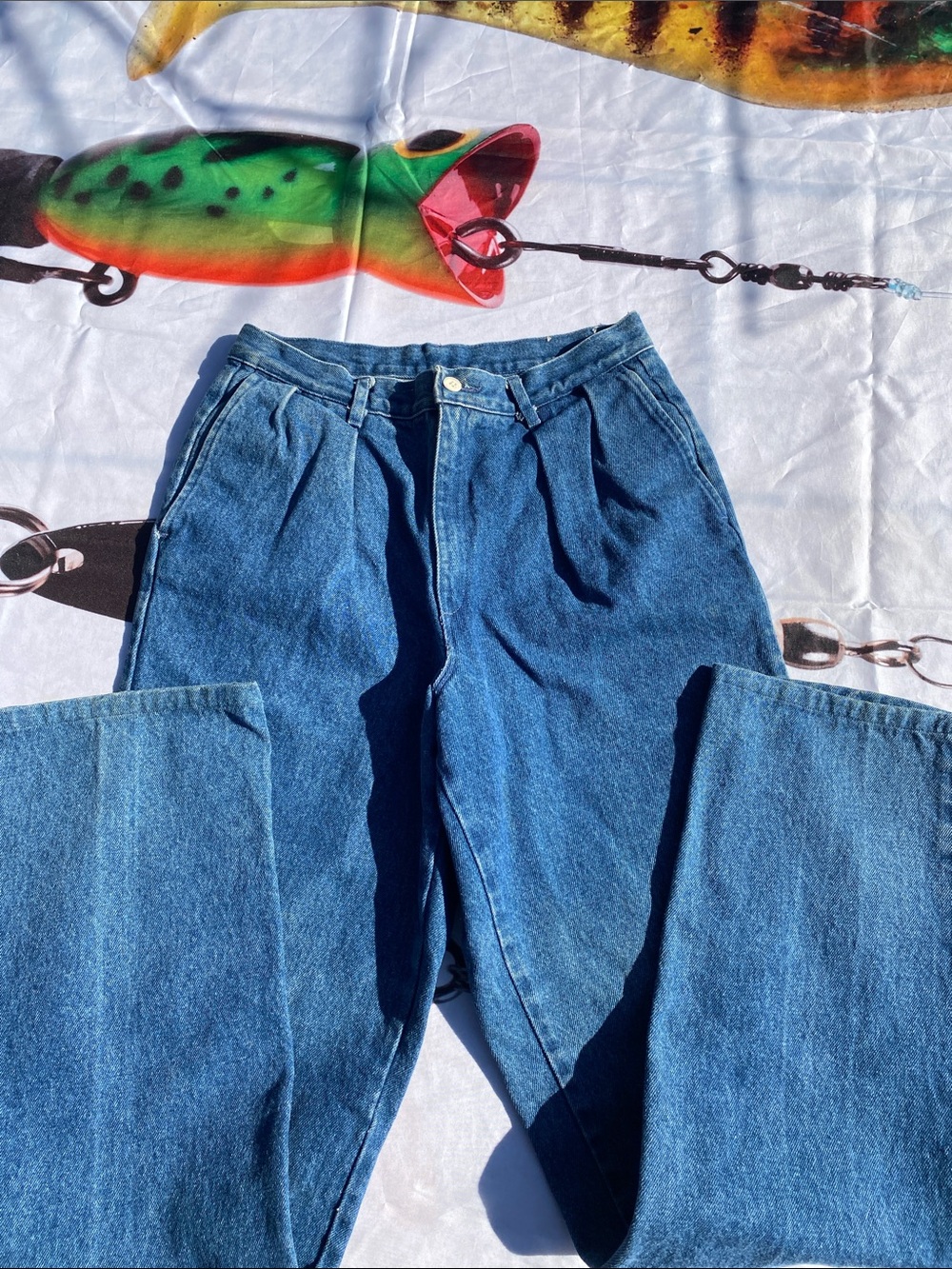 Vintage Pacific Coast Trail Clothing Classic High-Waisted Blue Jeans Women Sz 8